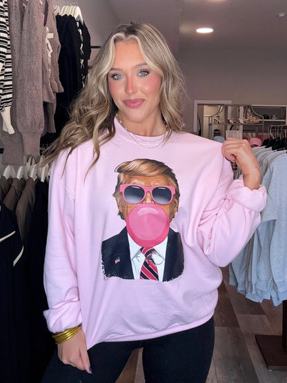 Bubblegum Trump Sweatshirt