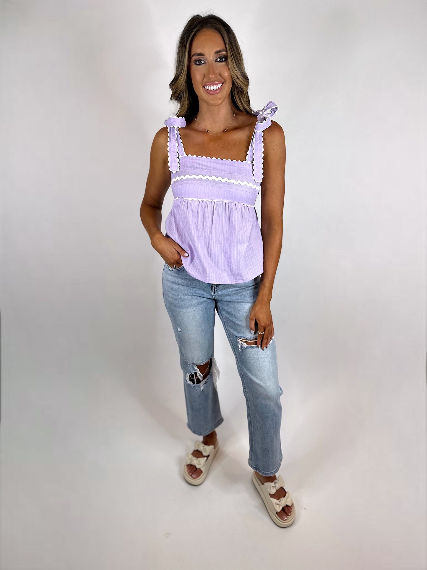 Summer In Love Top - Lavender