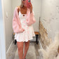 The Cardigan Shawl - Baby Pink