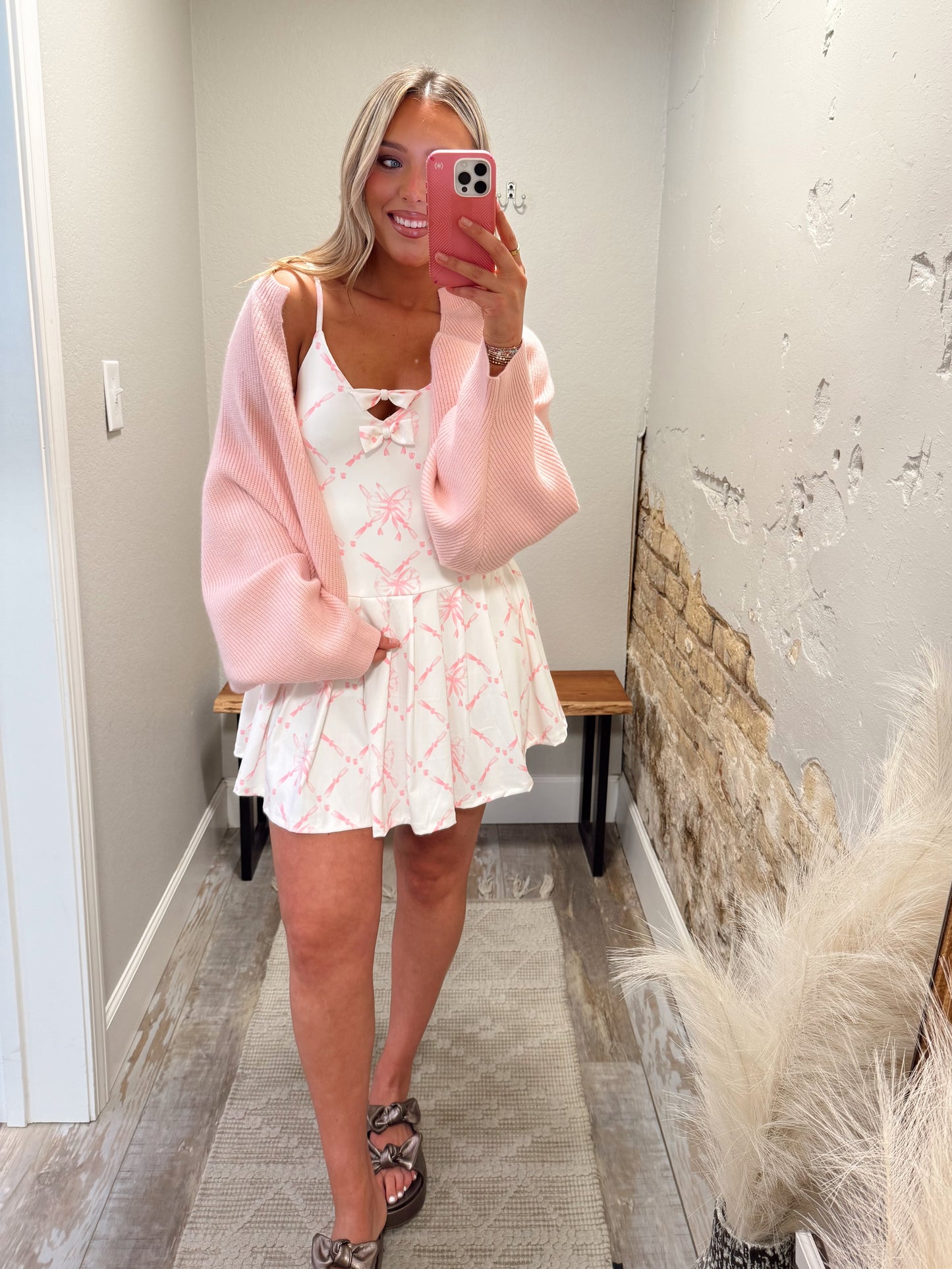 The Cardigan Shawl - Baby Pink