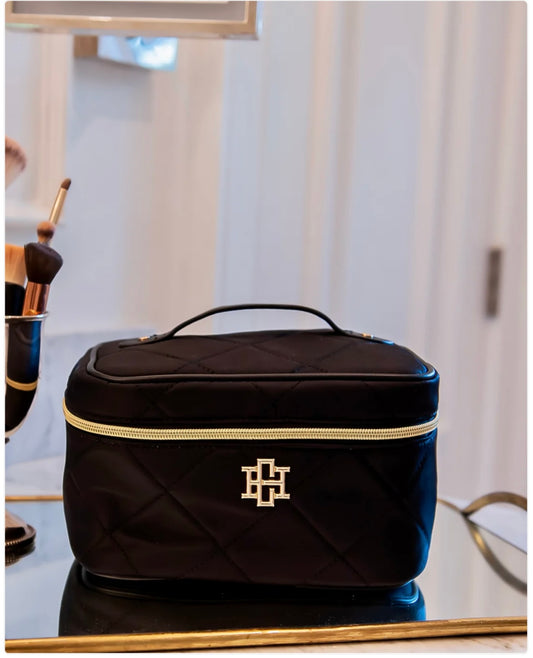 Hampton Train Case - Black Nylon