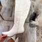 Nash Bash Western Boots - White