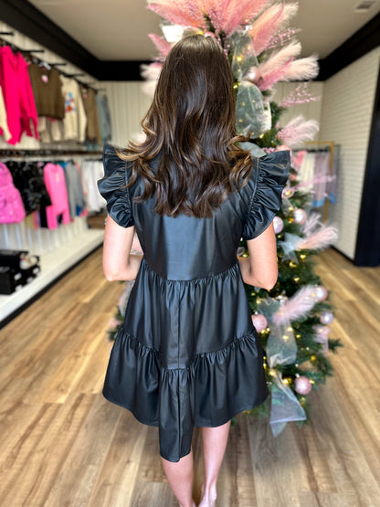 Seasons Greetings Dress - Black