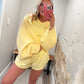 The Cardigan Shawl - Yellow