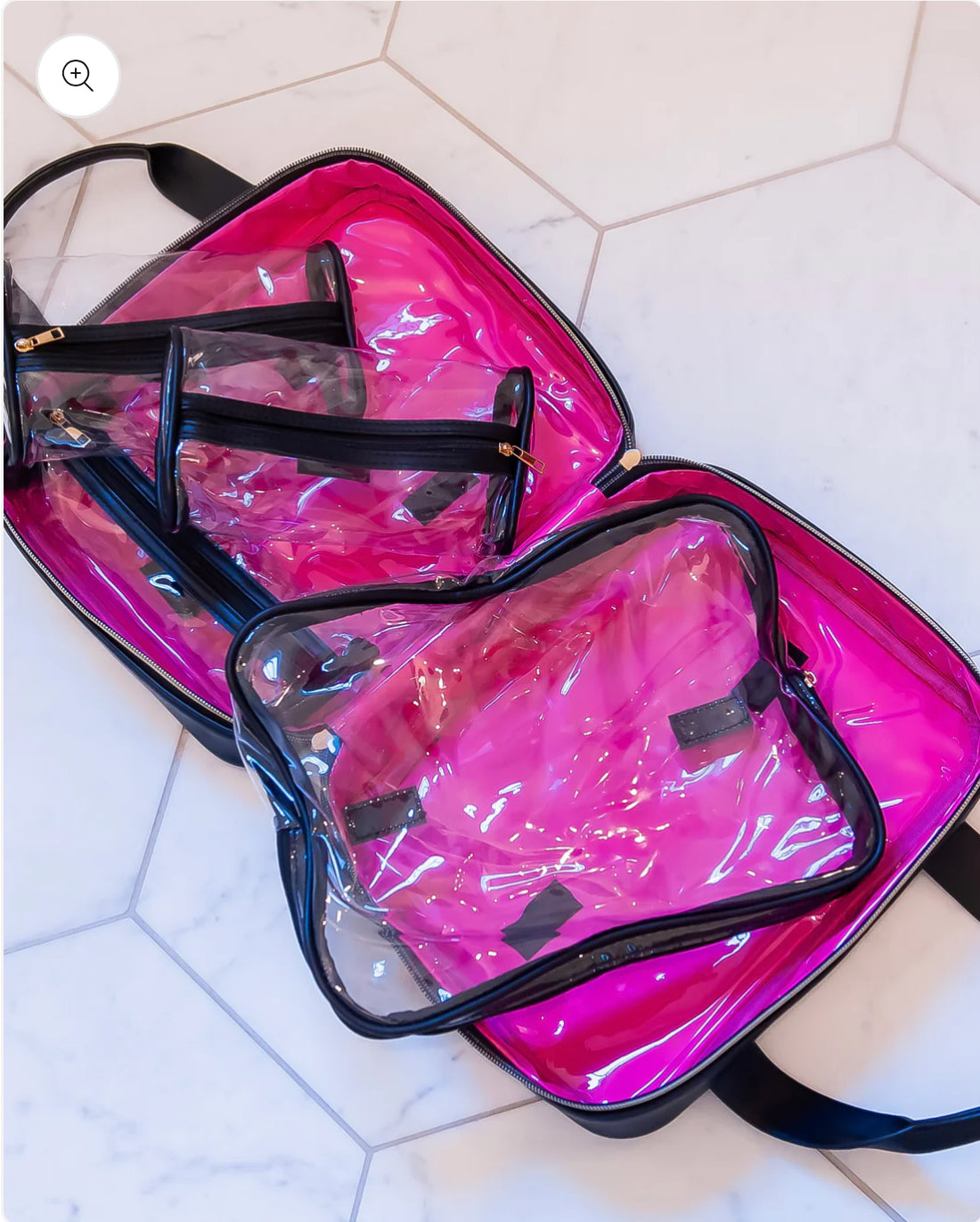 Punta Cana Large Case - Black Nylon