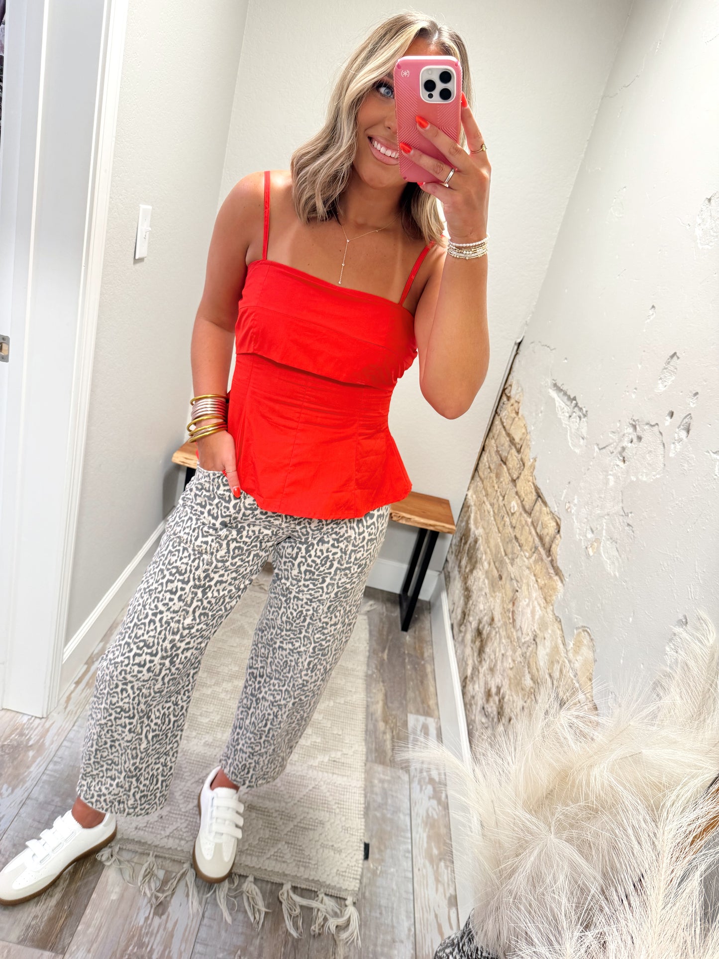 Oxford Nights Tank - Red