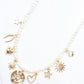 Bella Pearl Charm Necklace