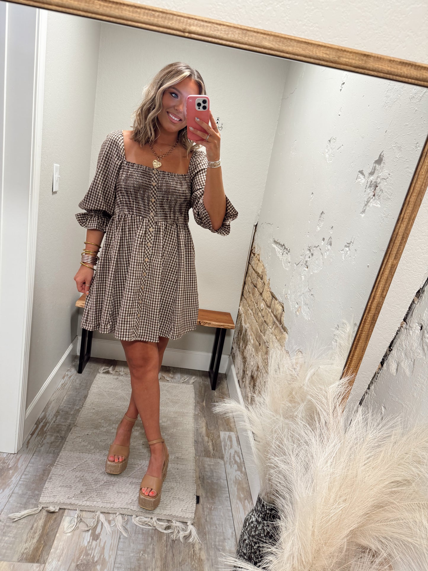 Brown Sugar Picnic Dress