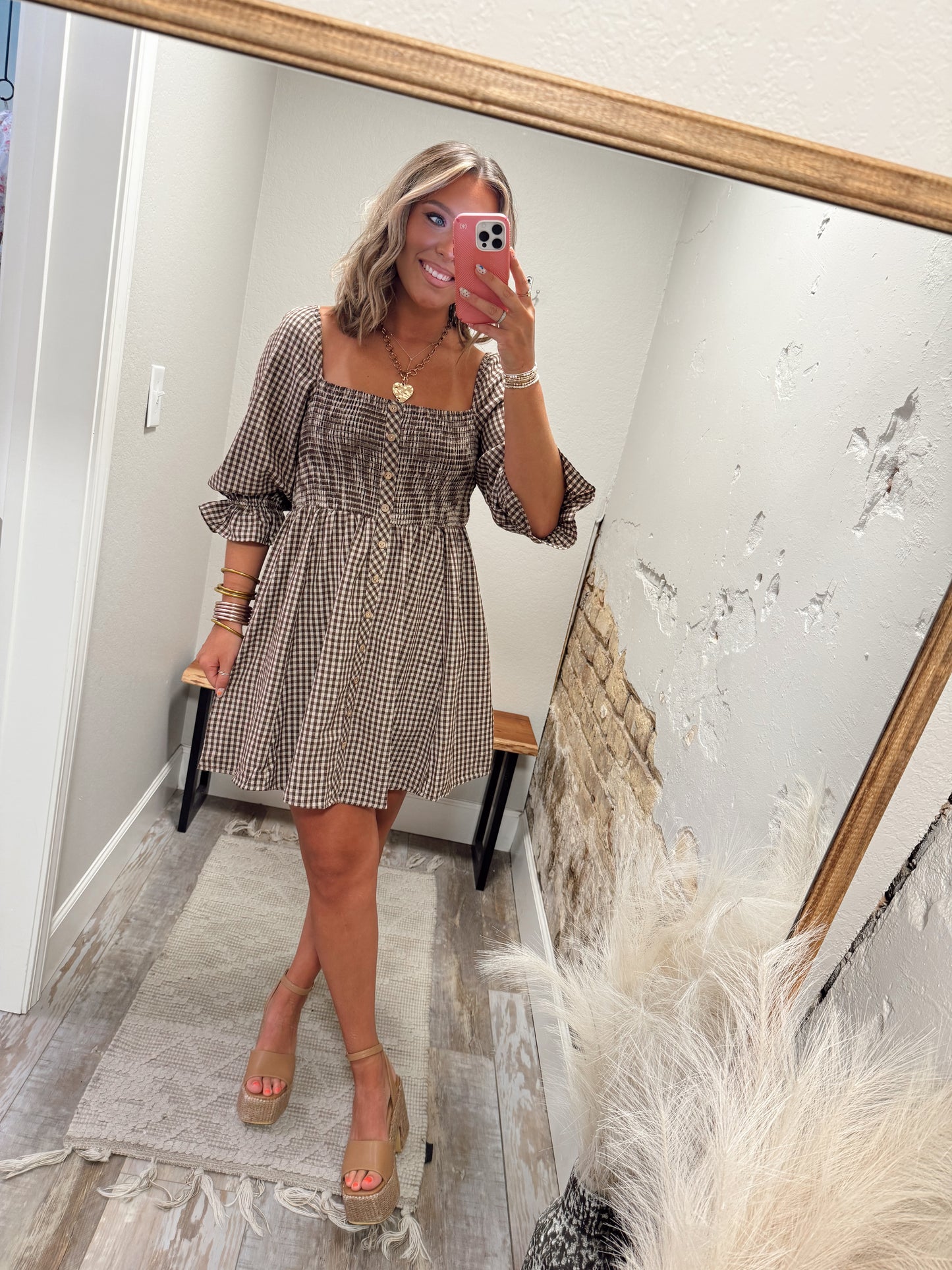 Brown Sugar Picnic Dress