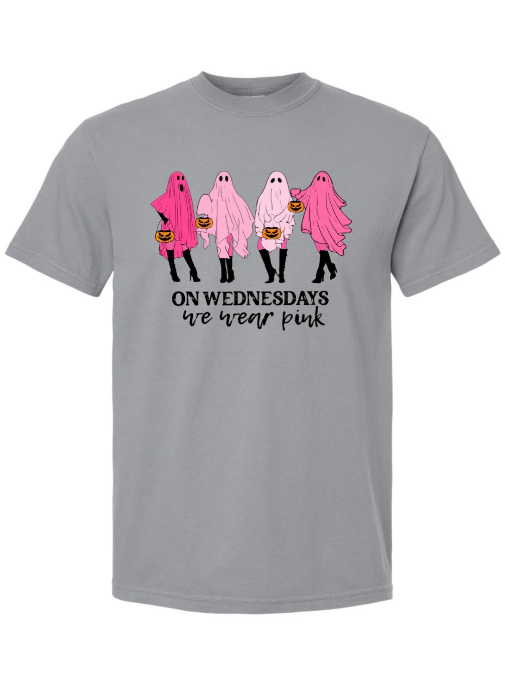 On Wednesdays We Wear Pink Halloween Tee