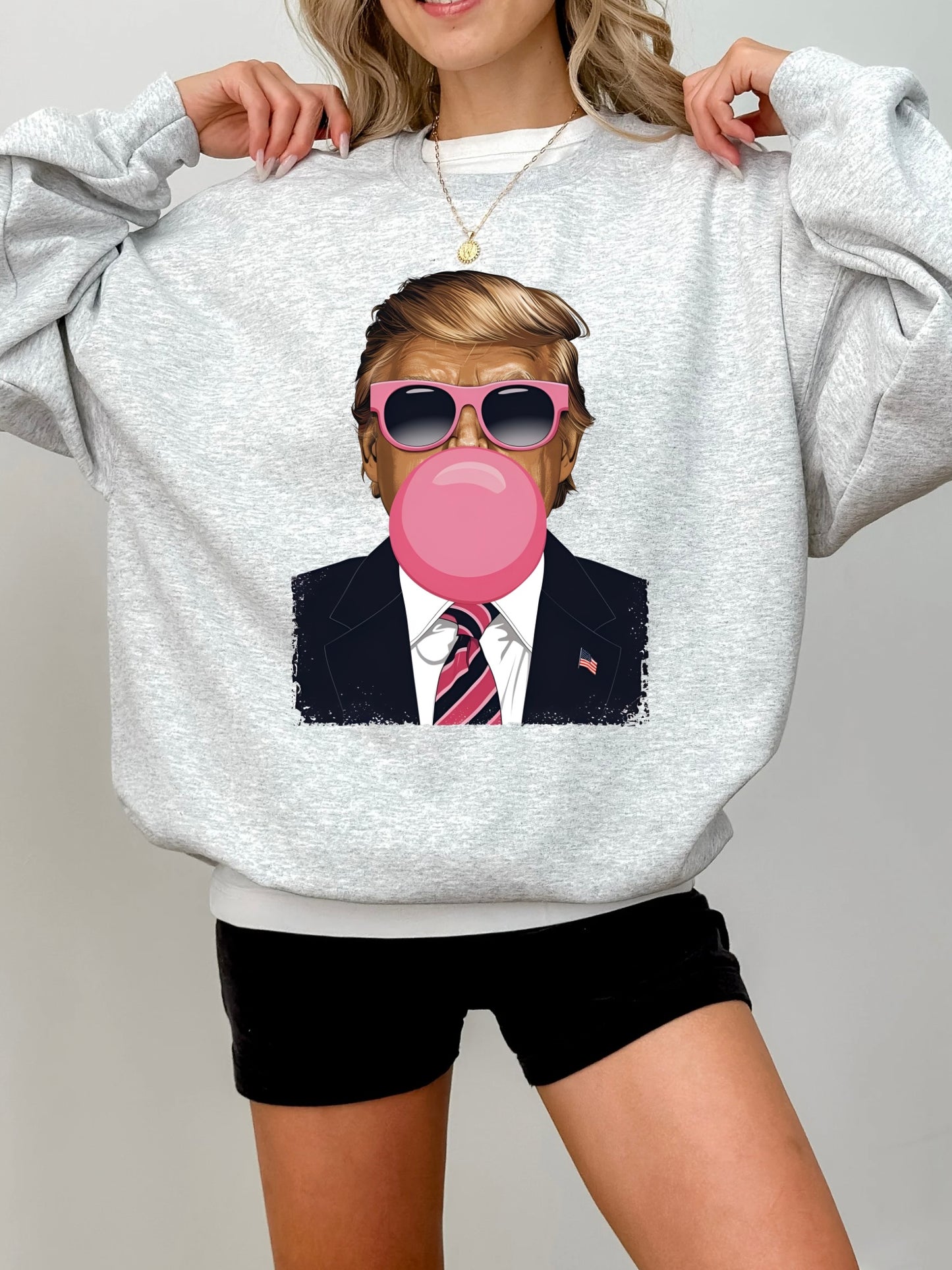 Bubblegum Trump Sweatshirt