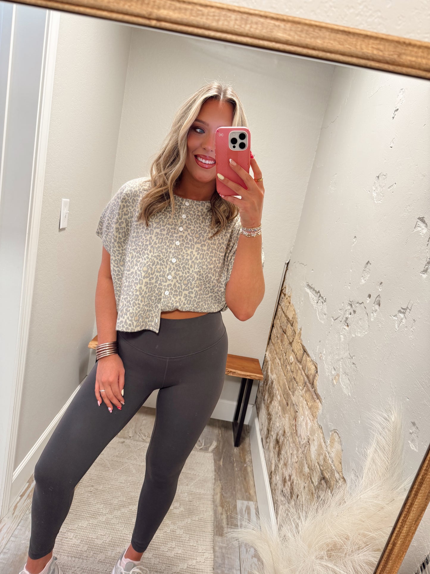 Never Boring Leopard Top
