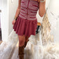 Maroon Muse Dress