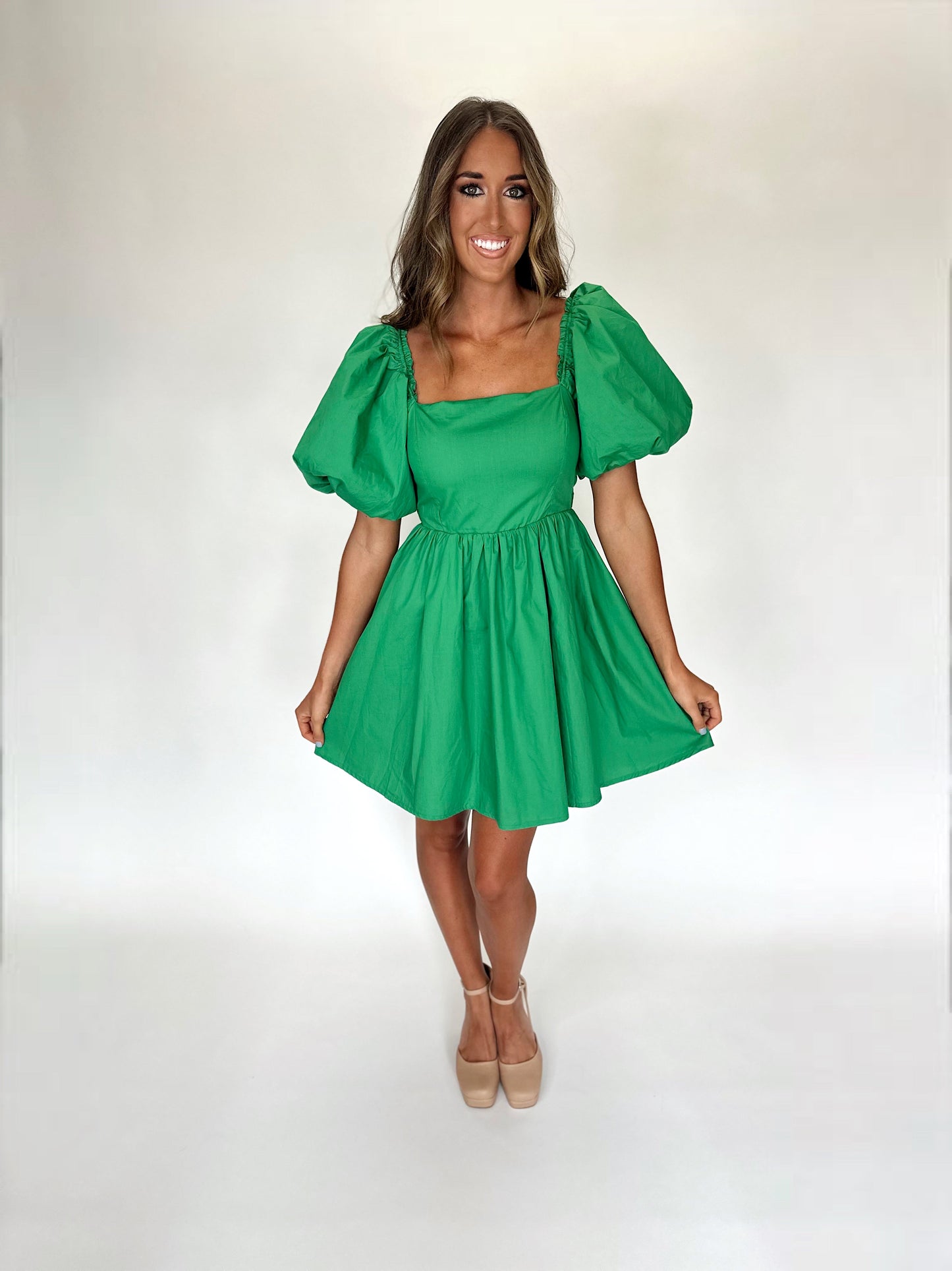 Sweetest Thoughts Dress - Kelly Green