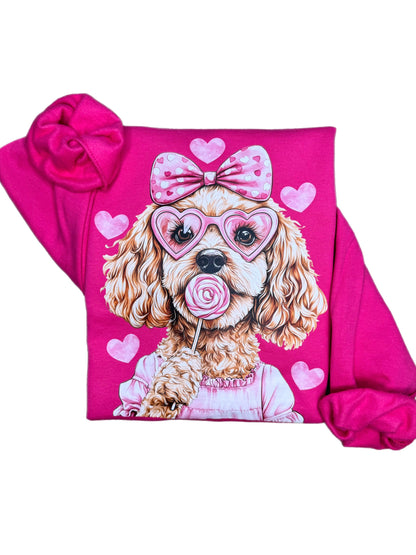 Golden Doodle Valentine Sweatshirt