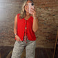 Rosie Glow Tank - Red