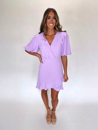 Elegant Beauty Dress - Lavender