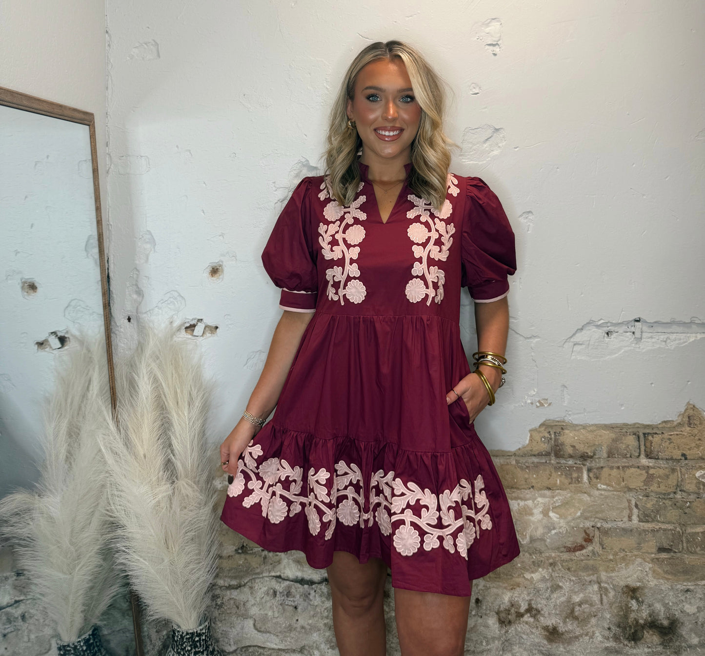 Autumn Ivy Mini Dress