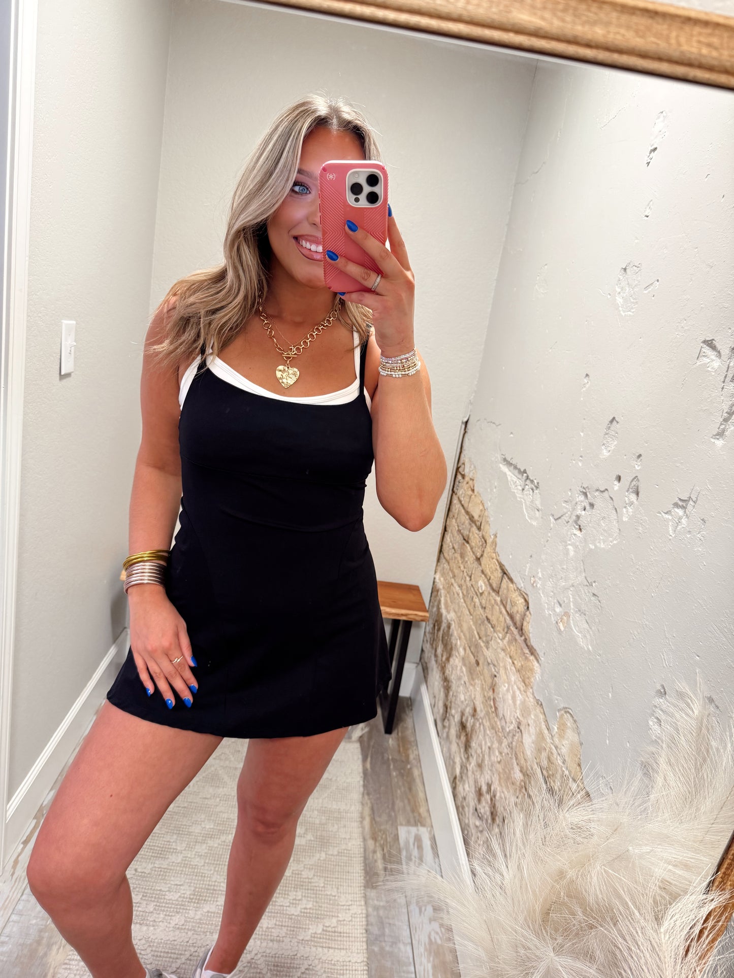 Double The Fun Dress - Black