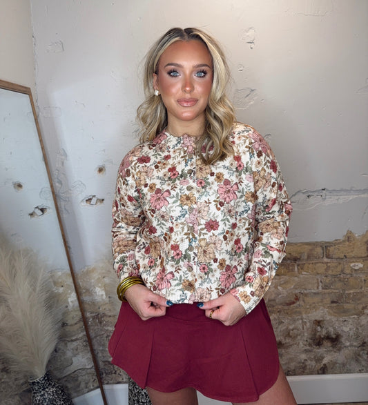 Pretty Petals Sweater