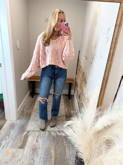 Soft Season Sweater - Pink