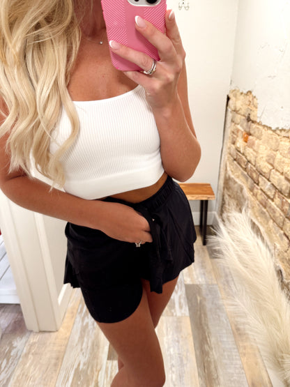 Busy Babe Skort - Black