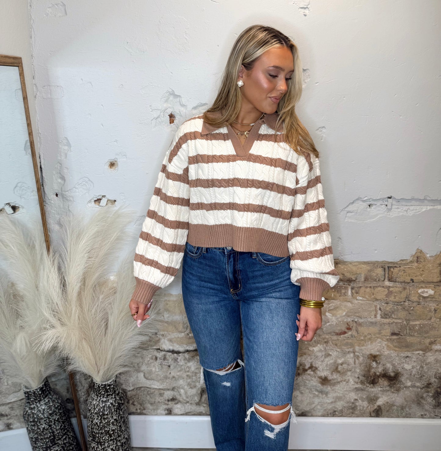 Fall Nights Sweater - Mocha