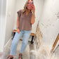 Always In Style Top - Mocha