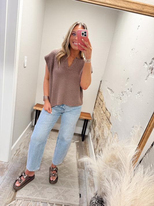 Always In Style Top - Mocha