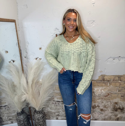 Soft Season Sweater - Sage