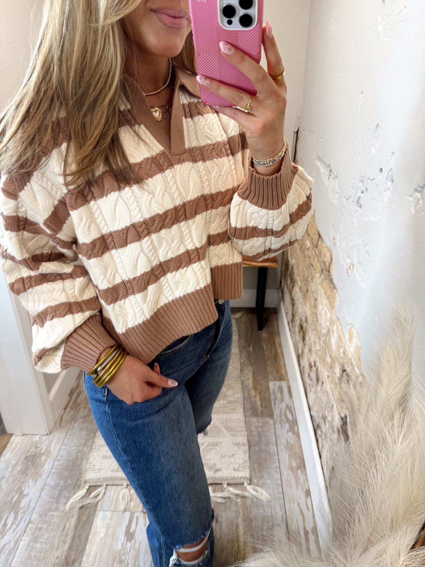 Fall Nights Sweater - Mocha