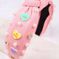 Conversation Hearts Headband - Pink