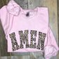 Leopard Amen Sweatshirt