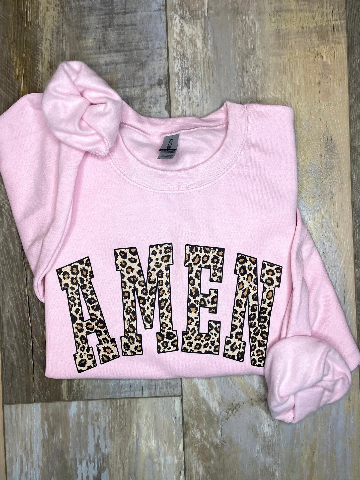 Leopard Amen Sweatshirt