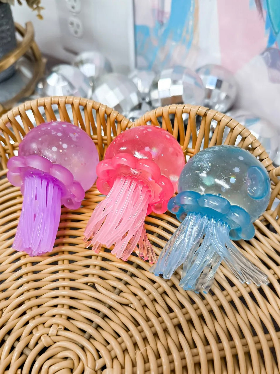Glitter Jellyfish Squishy