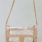 Quinn Quilted Clear Bag - Nude Patent