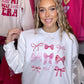 Coquette Pink Bows Sweatshirt