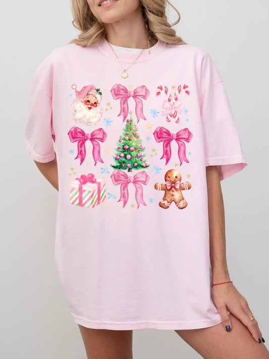 Coquette Christmas Tee