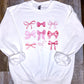 Coquette Pink Bows Sweatshirt