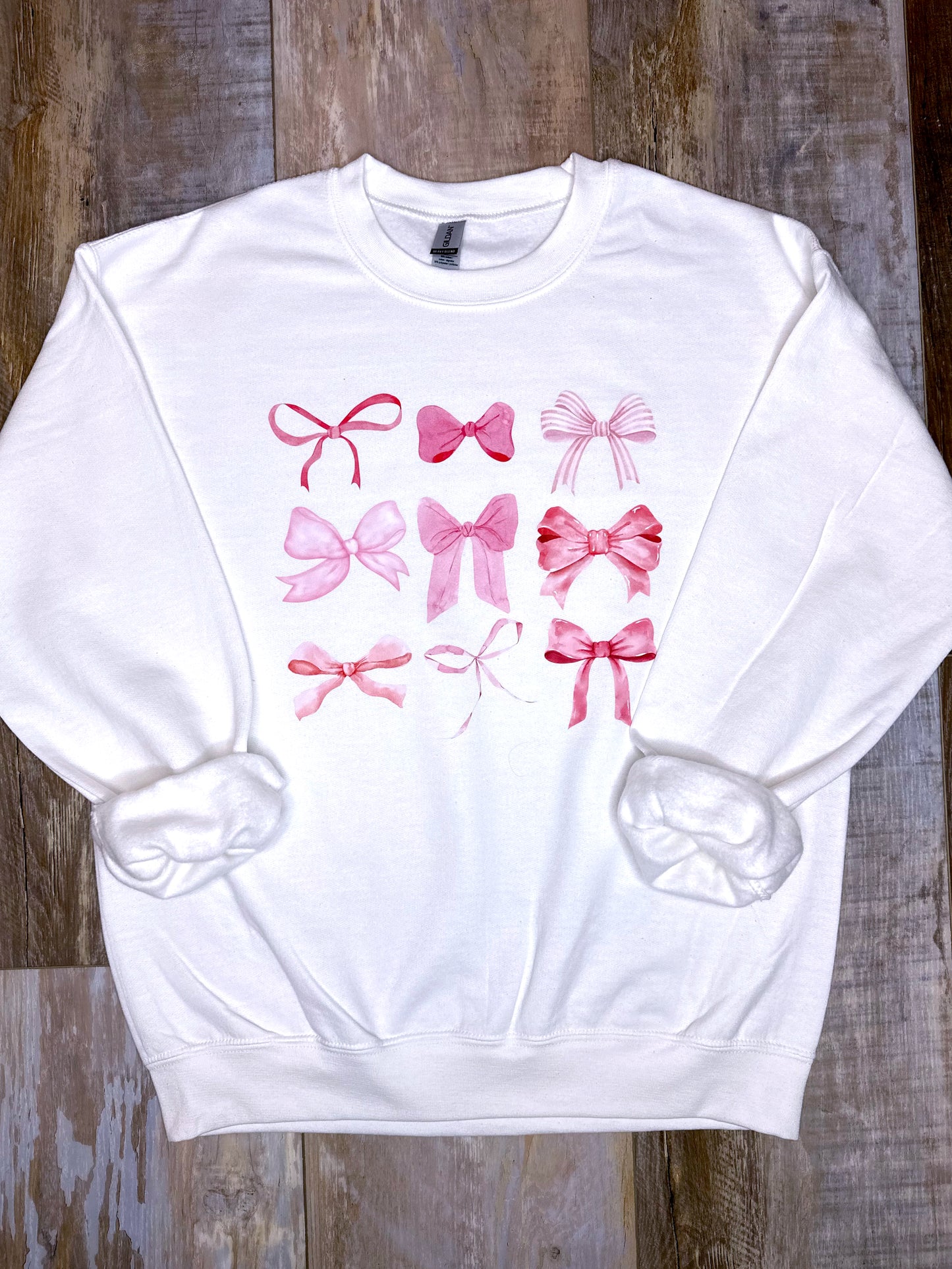 Coquette Pink Bows Sweatshirt