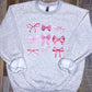 Coquette Pink Bows Sweatshirt