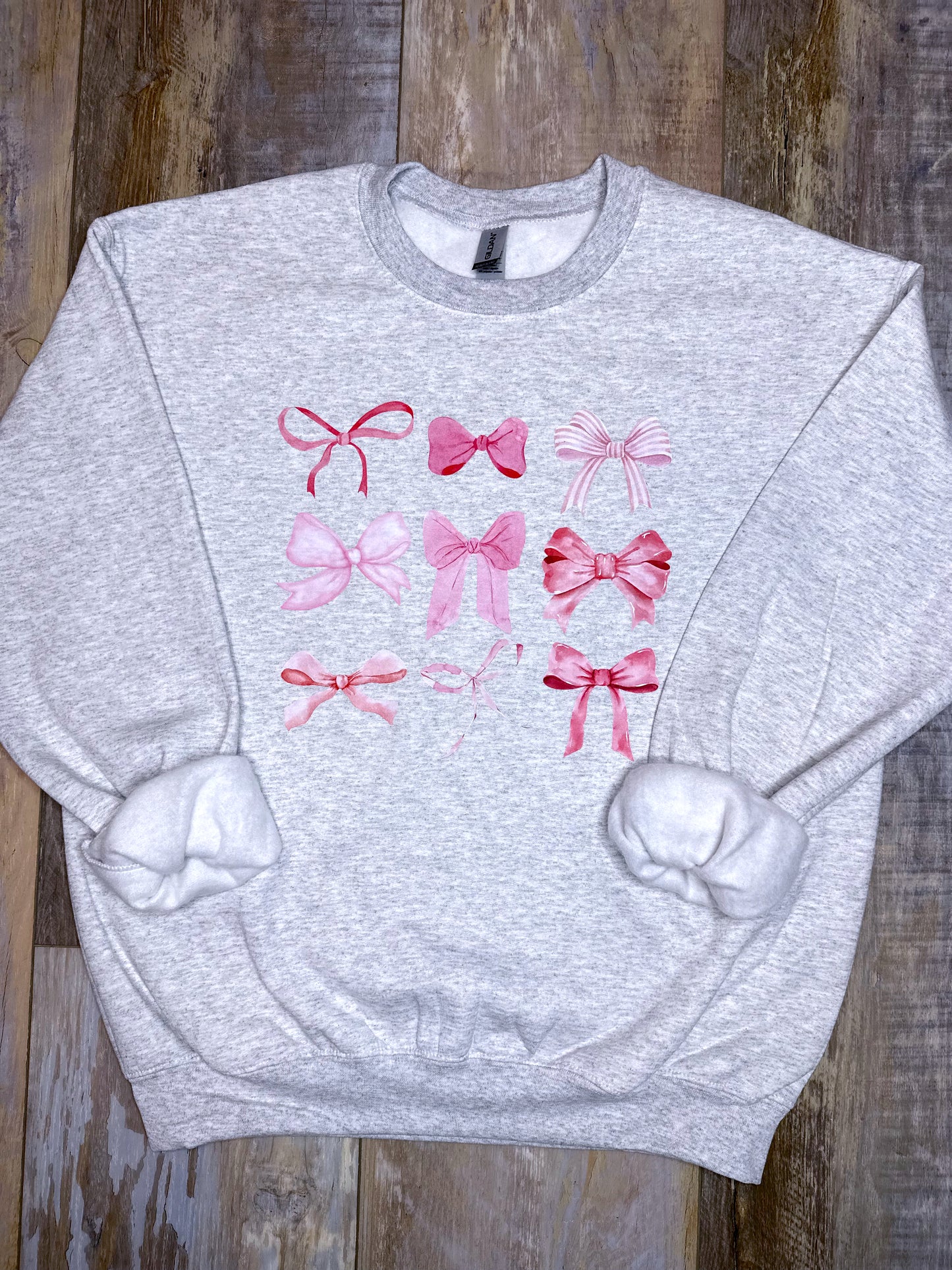 Coquette Pink Bows Sweatshirt