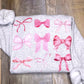 Coquette Pink Bows Sweatshirt