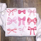 Coquette Pink Bows Sweatshirt