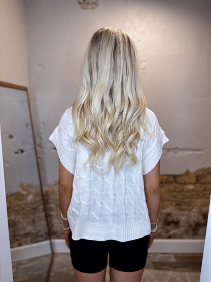 Fall Cutie Sweater - Cream