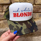 Red White & Blonde Trucker Hat