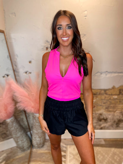 Perfect Balance Tank - Hot Pink