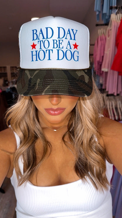 Bad Day To Be A Hot Dog Trucker Hat