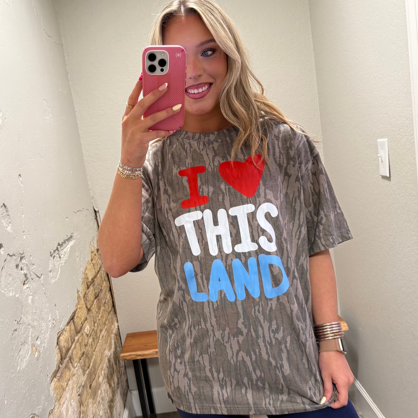 Mossy Oak I Love This Land Tee