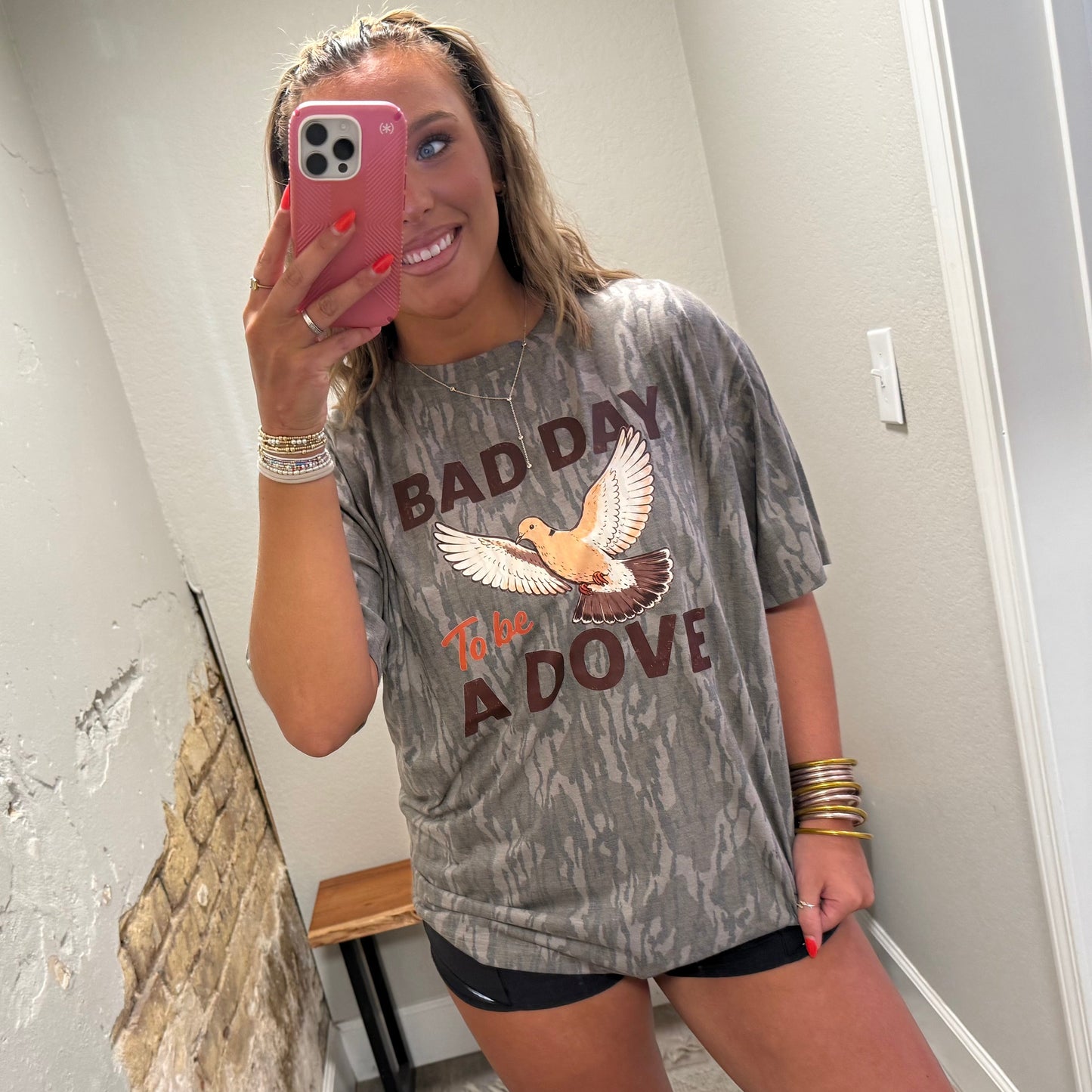 Bad Day To Be A Dove Mossy Oak Tee